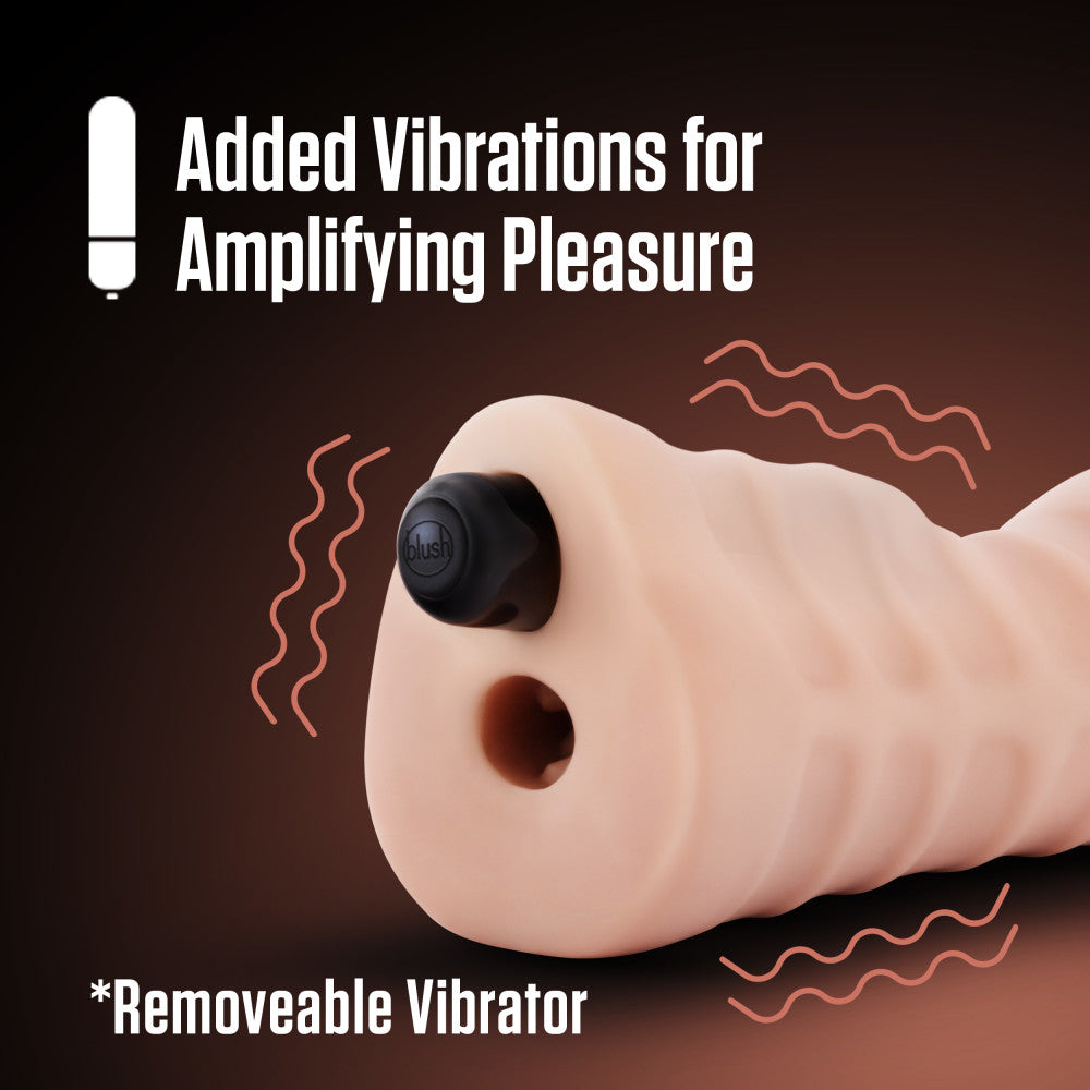 EnLust - Destini - Flesh Vibrating Vagina Stroker - Hush Store Sydney 
