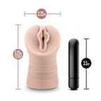 EnLust - Destini - Flesh Vibrating Vagina Stroker - Hush Store Sydney 