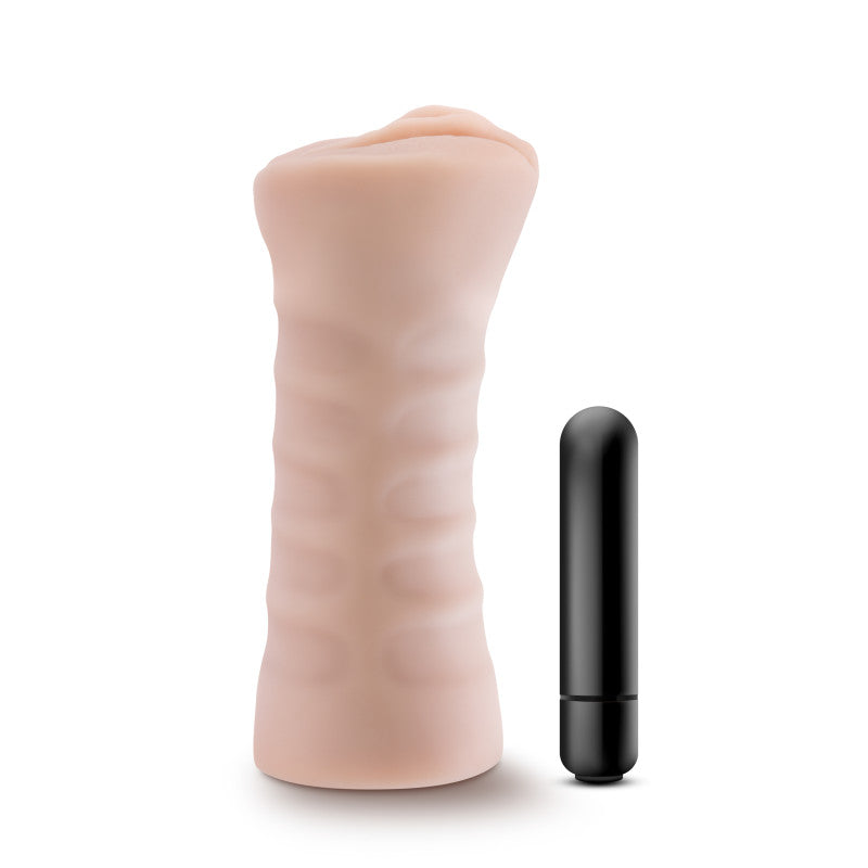 M for Men - Rain - Flesh Vibrating Vagina Stroker - Hush Store Sydney 