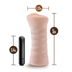 M for Men - Rain - Flesh Vibrating Vagina Stroker - Hush Store Sydney 