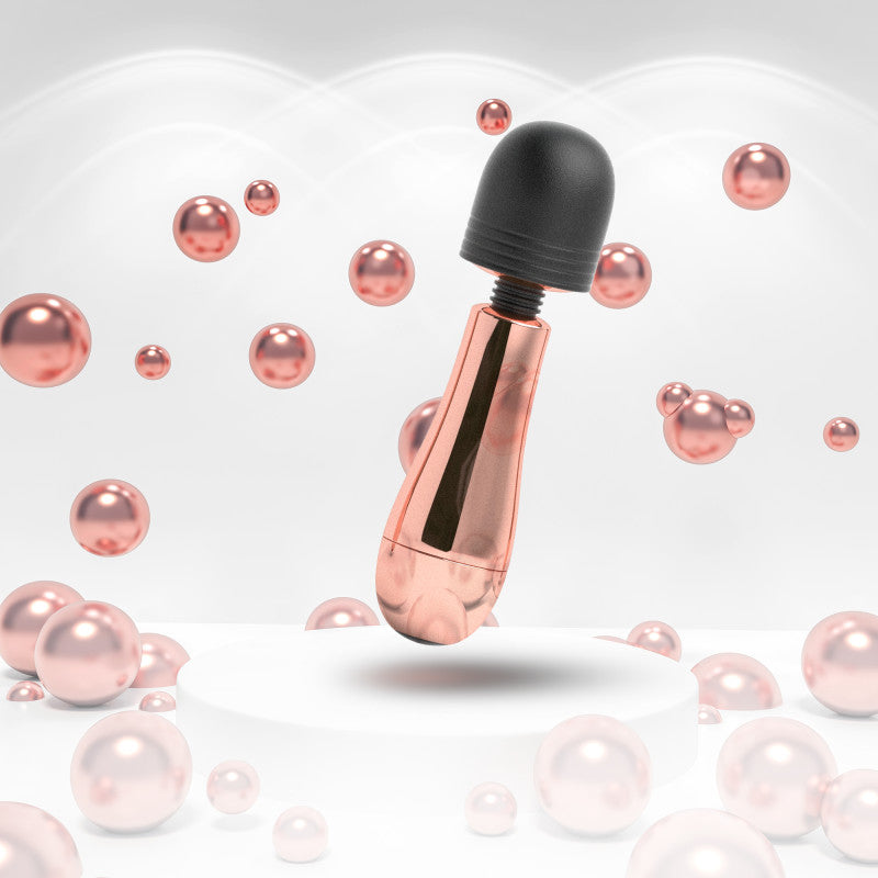 Lush Chloe - Rose Gold USB Rechargeable Mini Massager Wand - Hush Store Sydney 