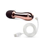 Lush Chloe - Rose Gold USB Rechargeable Mini Massager Wand - Hush Store Sydney 