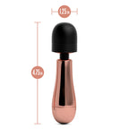 Lush Chloe - Rose Gold USB Rechargeable Mini Massager Wand - Hush Store Sydney 