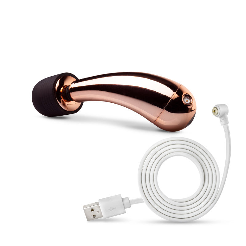 Lush Callie - Rose Gold USB Rechargeable Mini Massager Wand - Hush Store Sydney 