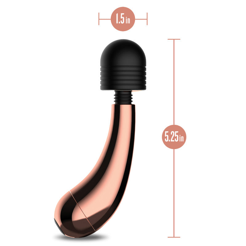 Lush Callie - Rose Gold USB Rechargeable Mini Massager Wand - Hush Store Sydney 