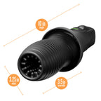 M For Men - 3rd Base - Black USB Rechargeable Vibrating & Rotating Auto Stroker - Hush Store Sydney 