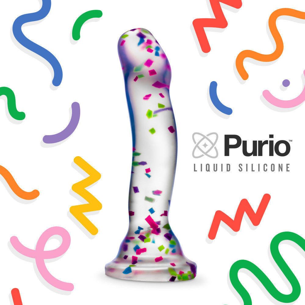 Neo Elite Glow Hanky Panky - Glow In Dark Clear 19 cm Dong - Hush Store Sydney 