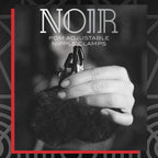 Noir Pom Adjustable Nipple Clamps - Black Furry Nipple Clamps - Hush Store Sydney 
