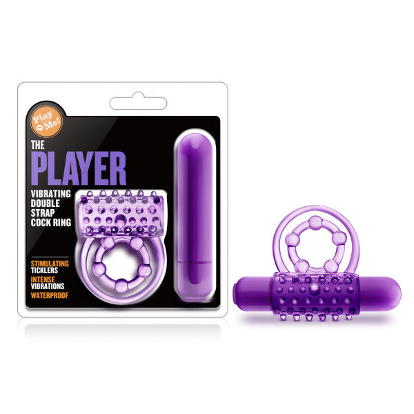 Play With Me - The Player - Purple Vibrating Cock & Ball Rings - Hush Store Sydney 