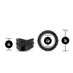 Stay Hard Beef Ball Stretcher - Black 3.8 cm Ball Stretcher Ring - Hush Store Sydney 