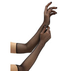 Baci White Label Fishnet Opera Glove - Black Gloves - Hush Store Sydney 