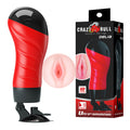 CRAZY BULL DELIA Vibrating Stroker - Flesh Vibrating Vagina Stroker with Suction Base - Hush Store Sydney 