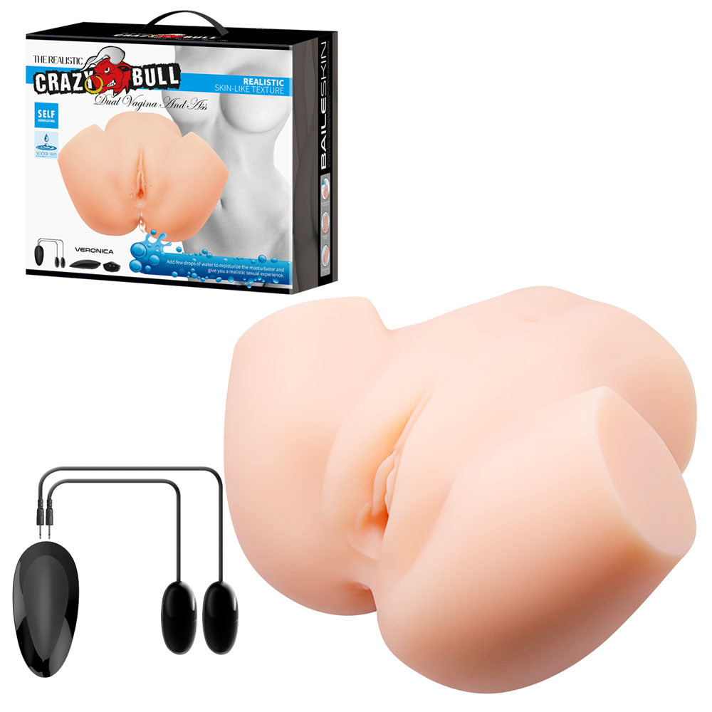 CRAZY BULL VERONICA Vibrating Torso - Flesh Vibrating Torso Masturbator - Hush Store Sydney 