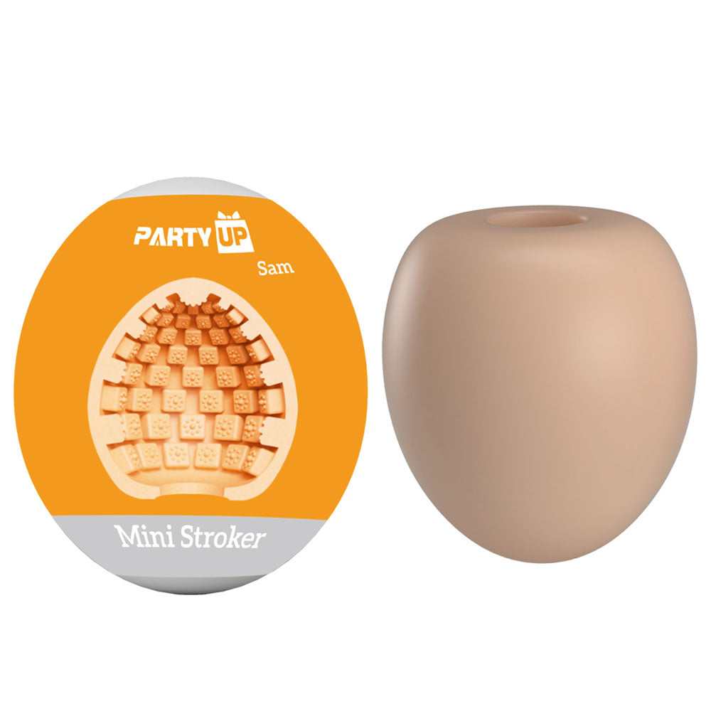 Party Up SAM Mini Stroker - Flesh Mini Stroker - Hush Store Sydney 