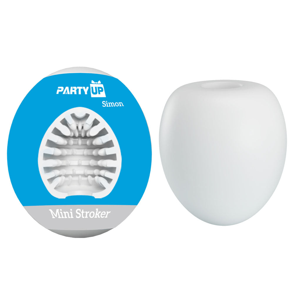 Party Up SIMON Mini Stroker - White Mini Stroker - Hush Store Sydney 