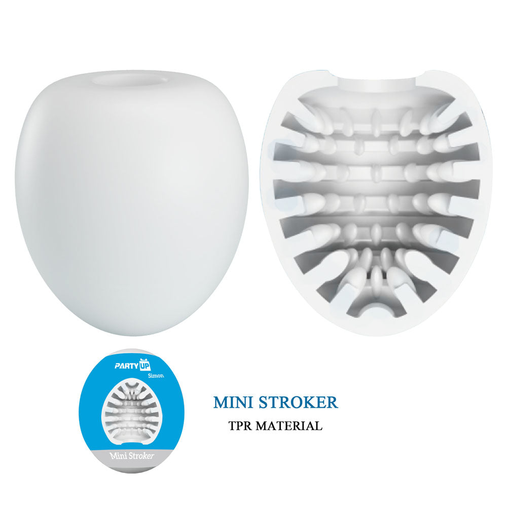 Party Up SIMON Mini Stroker - White Mini Stroker - Hush Store Sydney 