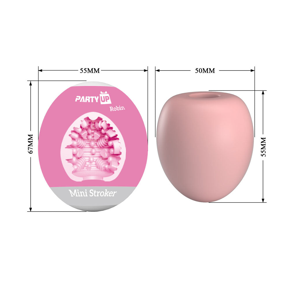 Party Up ROBIN Mini Stroker - Pink Mini Stroker - Hush Store Sydney 