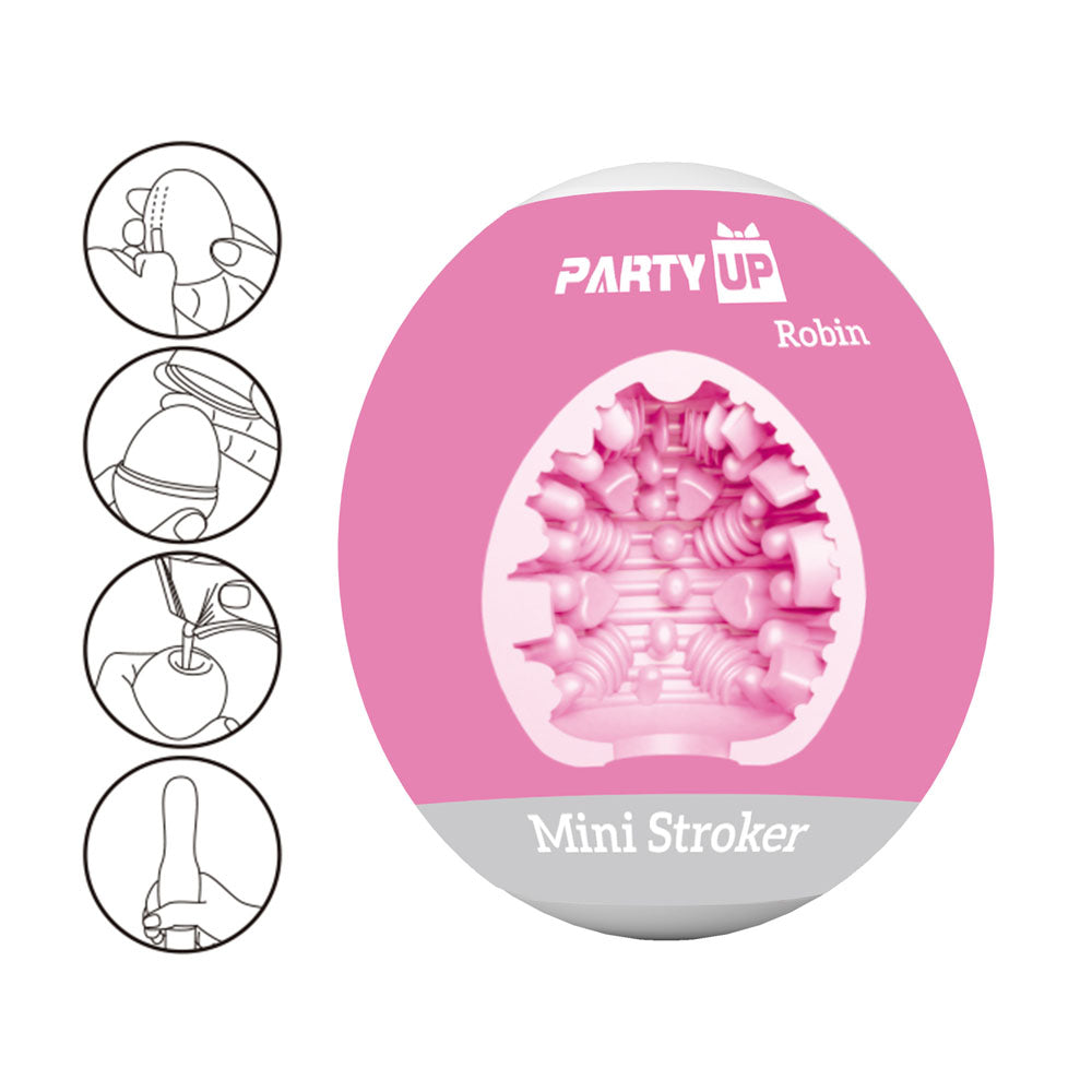 Party Up ROBIN Mini Stroker - Pink Mini Stroker - Hush Store Sydney 