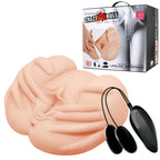 CRAZY BULL Vibrating Spread Torso - Flesh Vibrating Spread Torso Masturbator - Hush Store Sydney 