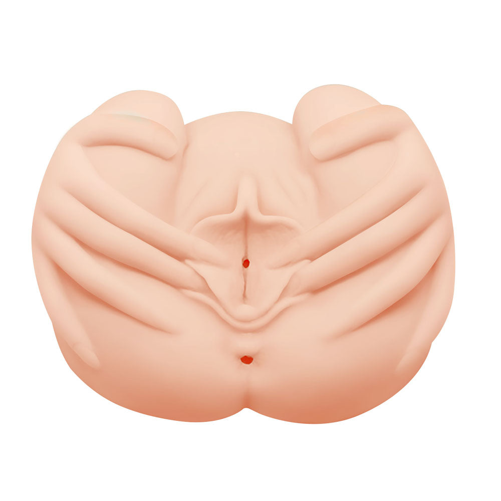 CRAZY BULL Vibrating Spread Torso - Flesh Vibrating Spread Torso Masturbator - Hush Store Sydney 