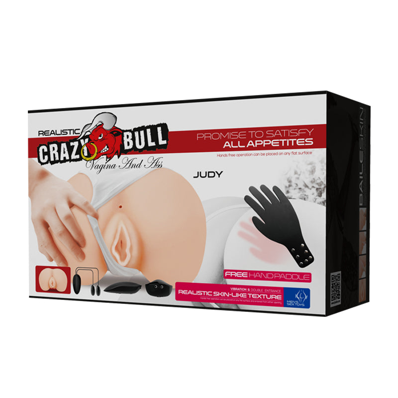 CRAZY BULL JUDY Vibrating Doggy Torso - Flesh Vibrating Doggy-Style Masturbator - Hush Store Sydney 