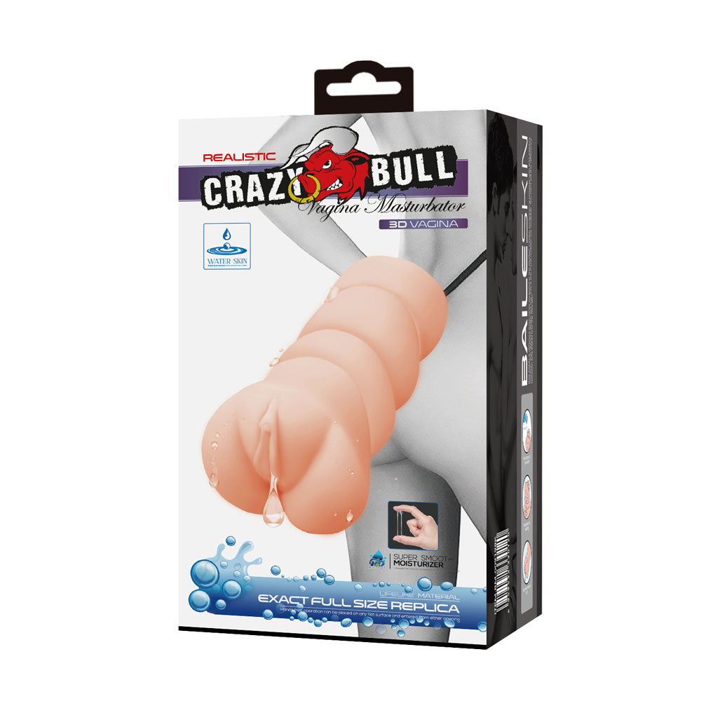 CRAZY BULL Vagina Stroker - Flesh Vagina Stroker - Hush Store Sydney 