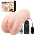 CRAZY BULL LEA Vibrating Vagina Stroker - Flesh Vibrating Vagina Stroker - Hush Store Sydney 