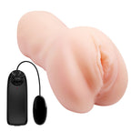 CRAZY BULL LEA Vibrating Vagina Stroker - Flesh Vibrating Vagina Stroker - Hush Store Sydney 
