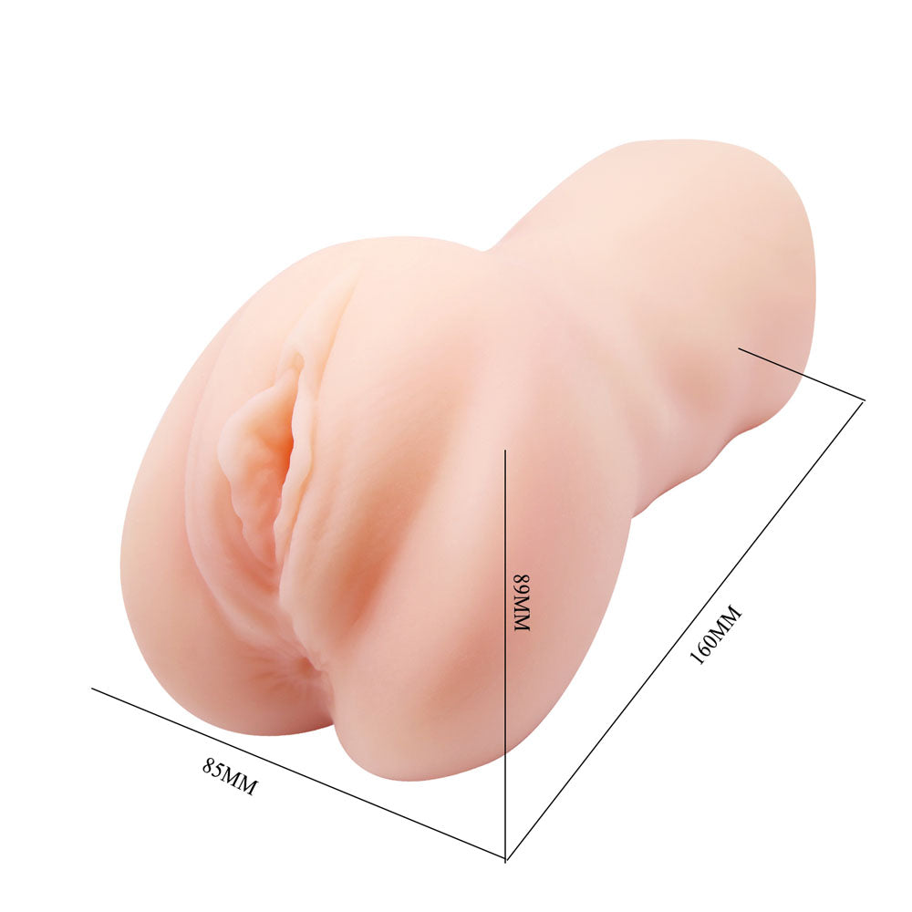 CRAZY BULL LEA Vibrating Vagina Stroker - Flesh Vibrating Vagina Stroker - Hush Store Sydney 
