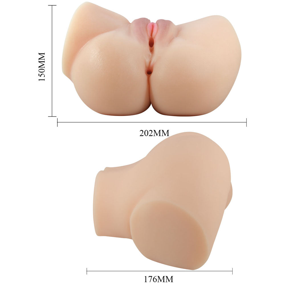 CRAZY BULL EMILIA Vibrating Torso - Flesh Vibrating Torso Masturbator - Hush Store Sydney 