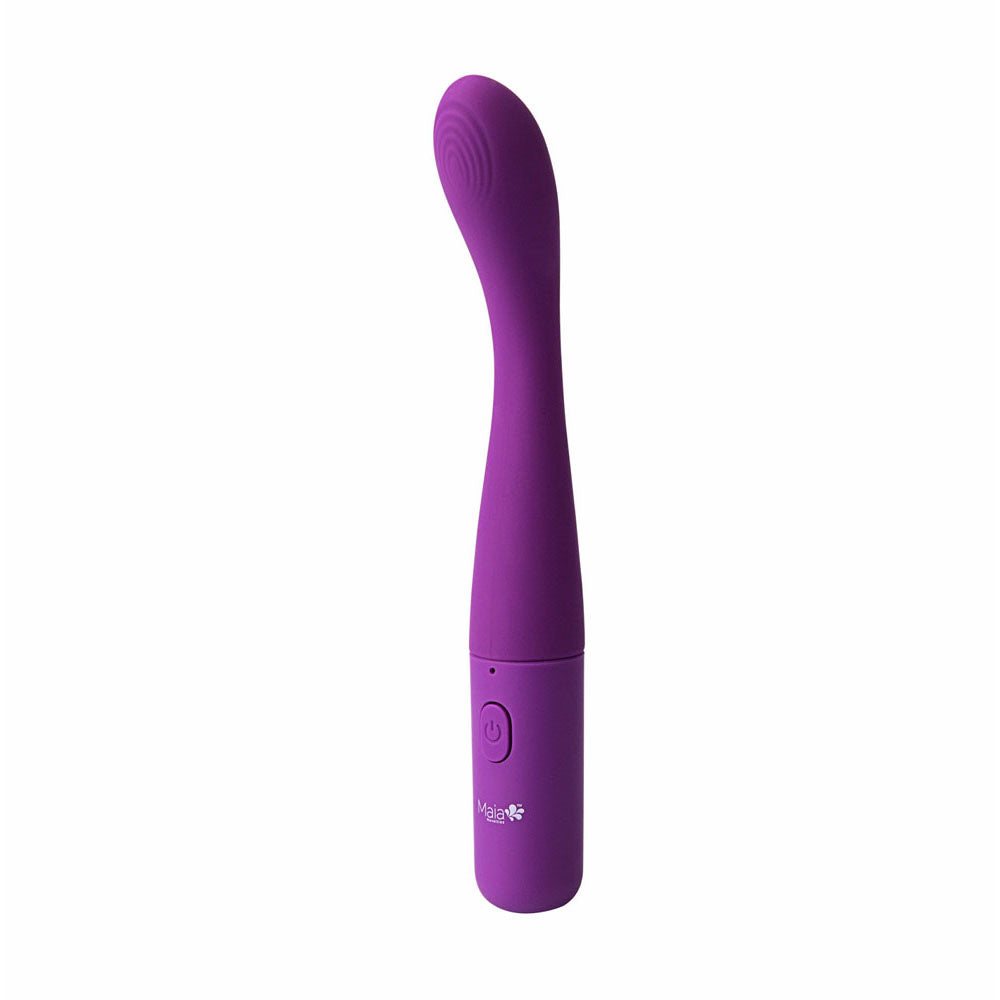 Maia CHELSI - Purple 17.8 cm USB Rechargeable Vibrator - Hush Store Sydney 