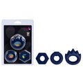 Maia LONZO - Blue Silicone Cock Rings - Set of 3 - Hush Store Sydney 
