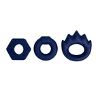 Maia LONZO - Blue Silicone Cock Rings - Set of 3 - Hush Store Sydney 