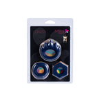 Maia LONZO - Blue Silicone Cock Rings - Set of 3 - Hush Store Sydney 