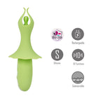 Maia SIENNA - Green - Green 15.2 cm USB Rechargeable Fluttering Bullet - Hush Store Sydney 