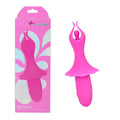 Maia SIENNA - Pink - Pink 15.2 cm USB Rechargeable Fluttering Bullet - Hush Store Sydney 