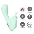 Maia AVERI - Green - Green USB Rechargeable Vibrator - Hush Store Sydney 