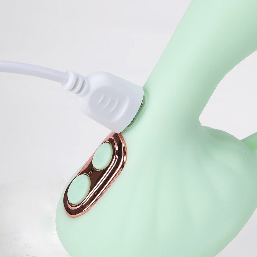 Maia AVERI - Green - Green USB Rechargeable Vibrator - Hush Store Sydney 
