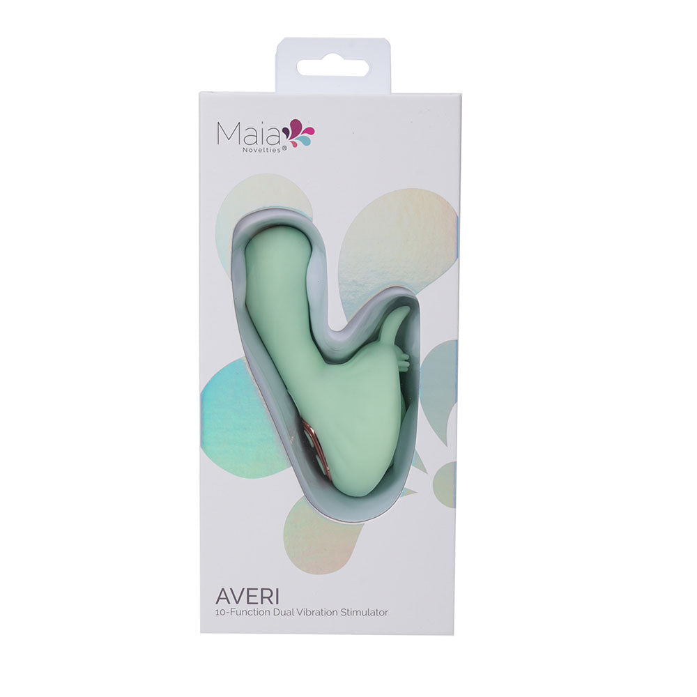 Maia AVERI - Green - Green USB Rechargeable Vibrator - Hush Store Sydney 