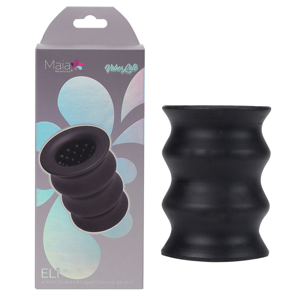 Maia ELI - Black 10 cm Stroker Sleeve - Hush Store Sydney 