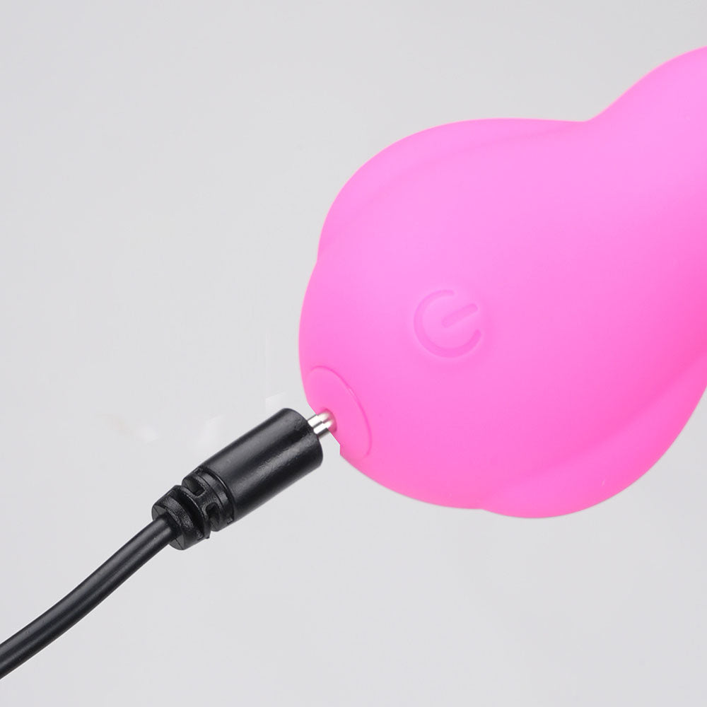 Maia BRI - Pink - Pink 9 cm USB Rechargeable Vibrating Bunny Bullet - Hush Store Sydney 