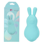 Maia BRI - Teal - Teal 9 cm USB Rechargeable Vibrating Bunny Bullet - Hush Store Sydney 
