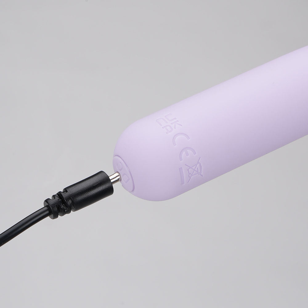 Maia TAWNI - Lavender - Lavender 9 cm USB Rechargeable Bullet with Flickering Tip - Hush Store Sydney 