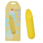 Maia TAWNI - Yellow - Yellow 9 cm USB Rechargeable Bullet with Flickering Tip - Hush Store Sydney 