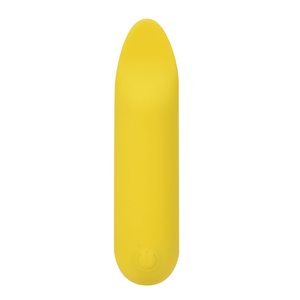 Maia TAWNI - Yellow - Yellow 9 cm USB Rechargeable Bullet with Flickering Tip - Hush Store Sydney 