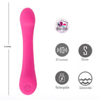 Maia KENNA - Pink - Pink 12.7 cm USB Rechargeable Vibrator - Hush Store Sydney 