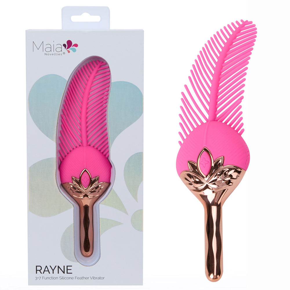 Maia Rayne Pink Rechargeable Silicone Vibrator - Hush Store Sydney 