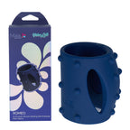 Maia ROMEO - Blue - Blue USB Rechargeable Vibrating Girth Enhancer Sleeve - Hush Store Sydney 
