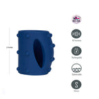 Maia ROMEO - Blue - Blue USB Rechargeable Vibrating Girth Enhancer Sleeve - Hush Store Sydney 