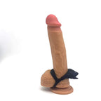 Maia ROCKY - Black - Black USB Rechargeable Vibrating Cock & Balls Ring - Hush Store Sydney 